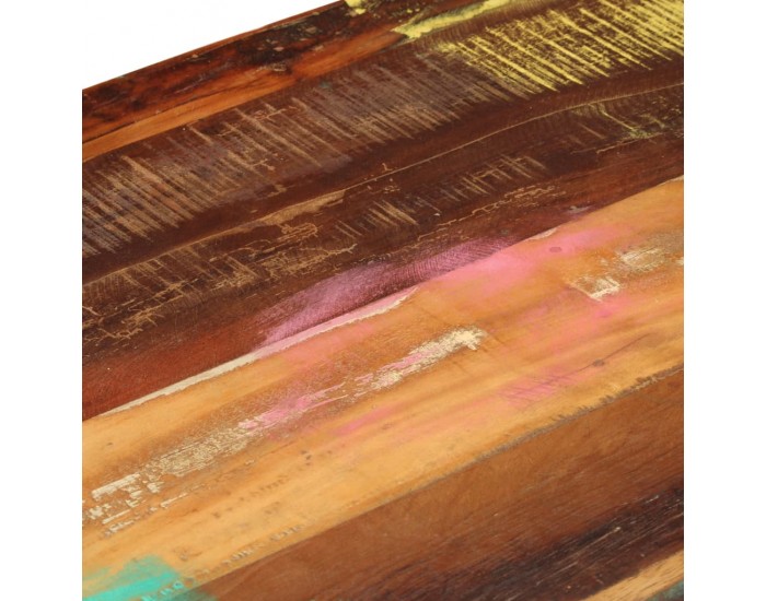 Sonata H Кафе маса с 3 чекмеджета, рециклирано дърво масив, 100x50x35 cм