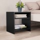 Sonata Noptiere, 2 buc., negru, 40x30x40 cm, lemn prelucrat
