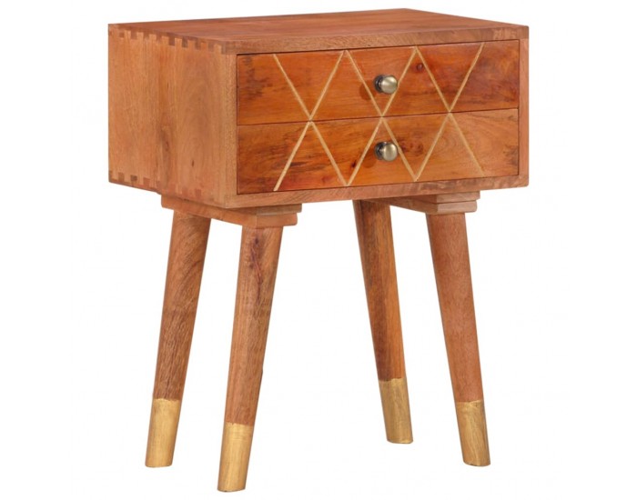 Sonata H Нощно шкафче, 43x30x58 см, мангово дърво масив