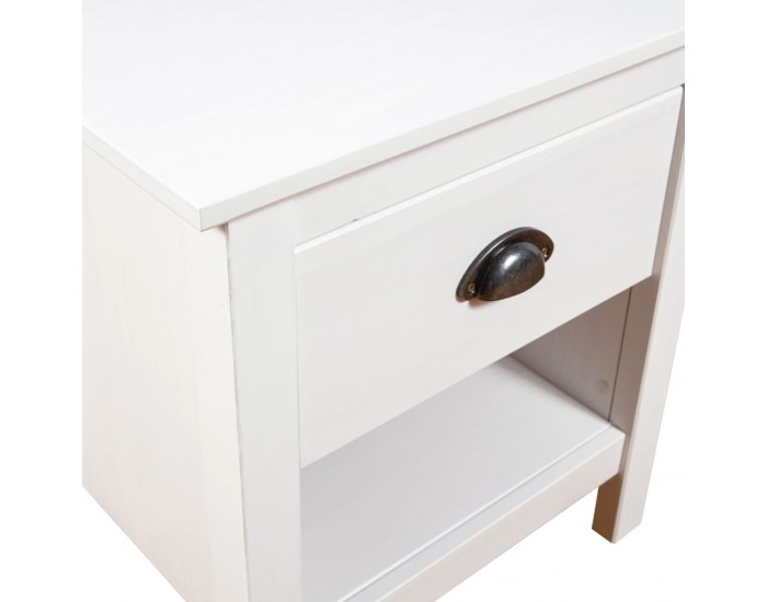 Sonata H Нощни шкафчета 2 бр Hill 46x35x49,5 см борово дърво масив