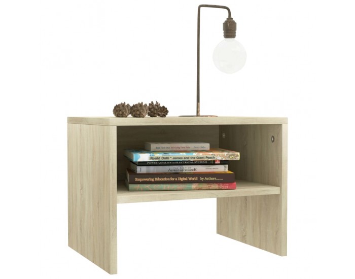 Sonata Noptiere, 2 buc., stejar sonoma, 40x30x30 cm, lemn prelucrat