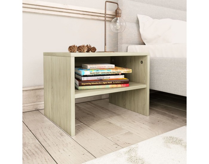 Sonata Noptiere, 2 buc., stejar sonoma, 40x30x30 cm, lemn prelucrat