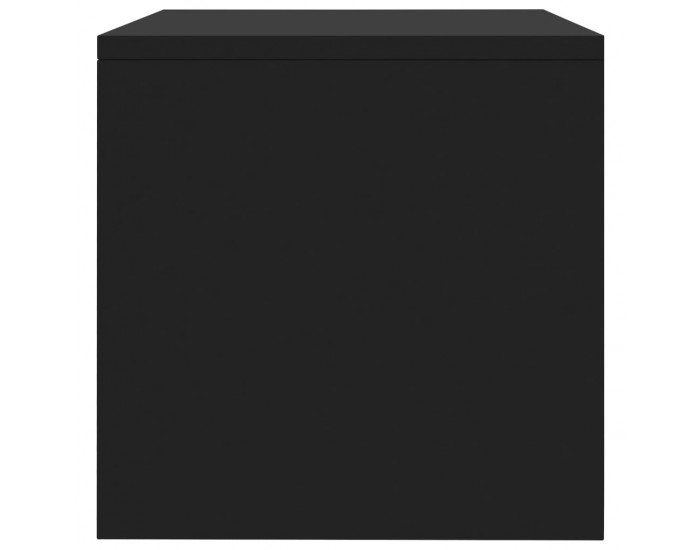 Sonata Noptiere, 2 buc., negru, 40x30x30 cm, lemn prelucrat