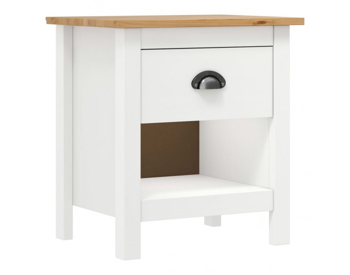 Sonata H Нощни шкафчета 2 бр Hill 46x35x49,5 см борово дърво масив