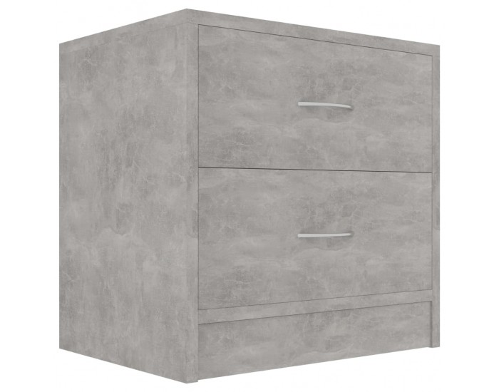Sonata H Нощни шкафчета 2 бр бетоново сиво 40x30x40 см инженерно дърво