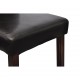 Sonata H Tрапезни столове, 4 бр, черни, изкуствена кожа