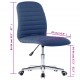 Sonata H Трапезни столове, 2 бр, сини, текстил