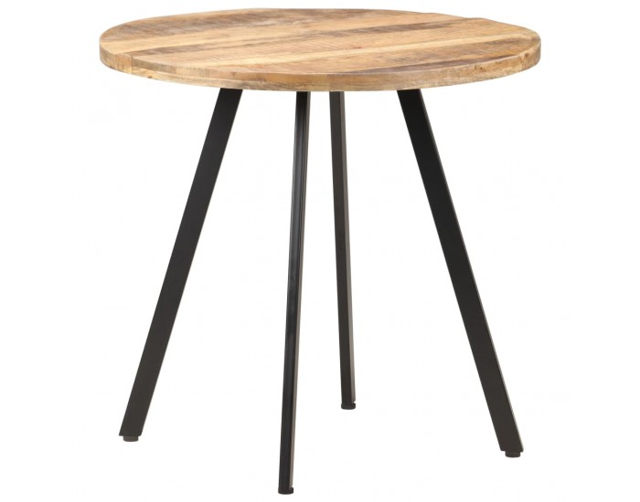 Sonata H Трапезна маса, 80 cм, грубо мангово дърво
