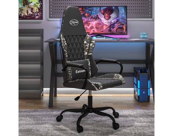 Sonata H Гейминг стол, черно и камуфлаж, изкуствена кожа
