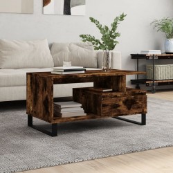 Sonata H Кафе маса, опушен дъб, 90x49x45 см, инженерно дърво - Măsuțe de living