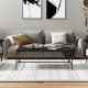 Sonata H Кафе маса, черно, 100x50x35 см, инженерно дърво