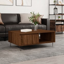 Sonata H Кафе маса, кафяв дъб, 90x60x35 см, инженерно дърво - Măsuțe de living