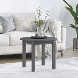 Sonata H Кафе маса, сива, Ø 55x45 см, борово дърво масив - Măsuțe de living