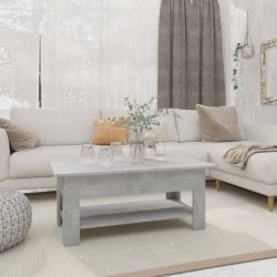 Sonata H Маса за кафе, бетонно сива, 102x55x42 см, инженерно дърво - Măsuțe de living