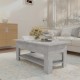 Sonata H Маса за кафе, бетонно сива, 102x55x42 см, инженерно дърво