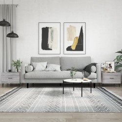 Sonata H Кафе маси, 2 бр, сив сонома, 50x50x40 см, инженерно дърво - Măsuțe de living