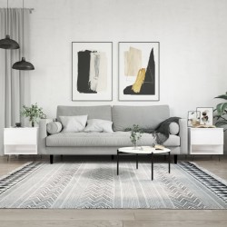 Sonata H Маси за кафе, 2 бр, бял гланц, 50x46x50 см, инженерно дърво - Măsuțe de living
