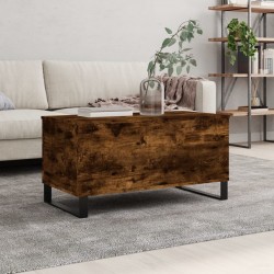 Sonata H Кафе маса, опушен дъб, 90x44,5x45 см, инженерно дърво - Măsuțe de living
