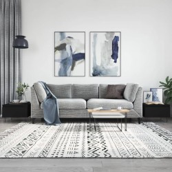 Sonata H Кафе маси, 2 бр, черни, 50x46x35 см, инженерно дърво - Măsuțe de living