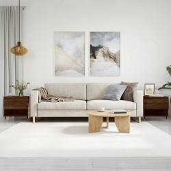 Sonata H Кафе маси, 2 бр, кафяв дъб, 50x46x50 см, инженерно дърво - Măsuțe de living
