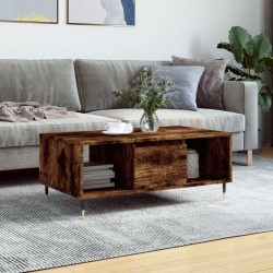 Sonata H Кафе маса, опушен дъб, 90x50x36,5 см, инженерно дърво - Măsuțe de living