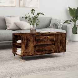 Sonata H Кафе маса, опушен дъб, 102x44,5x50 см, инженерно дърво - Măsuțe de living