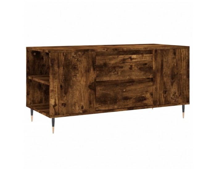 Sonata H Кафе маса, опушен дъб, 102x44,5x50 см, инженерно дърво