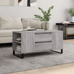 Sonata H Кафе маса, сив сонома, 102x44,5x50 см, инженерно дърво - Măsuțe de living