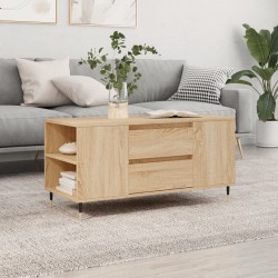 Sonata H Кафе маса, дъб сонома, 102x44,5x50 см, инженерно дърво - Mese