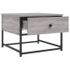 Sonata H Кафе маса, сив сонома, 51x51x40 см, инженерно дърво