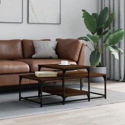 Sonata H Кафе маса, кафяв дъб, 102x60x45 см, инженерно дърво - Mese