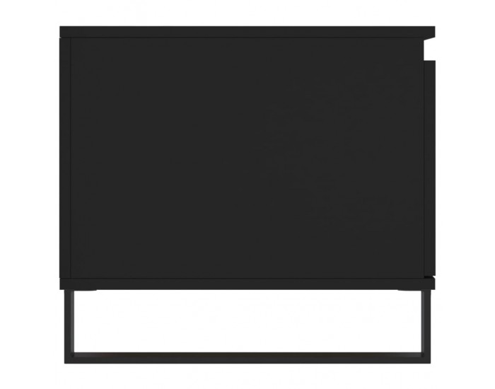Sonata H Маса за кафе, черна, 100x50x45 см, инженерно дърво