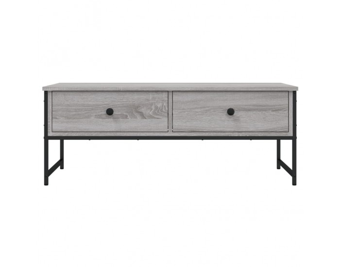 Sonata H Кафе маса, сив сонома, 101x49x39,5 см, инженерно дърво