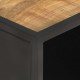 Sonata H Конзолна маса, 90x50x35 cм, грубо мангово дърво и тръстика