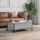 Sonata H Маса за кафе с колелца сив сонома 91x55x34 см инженерно дърво