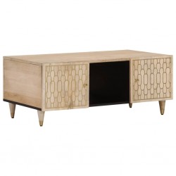 Sonata H Маса за кафе, 100x54x40 см, мангово дърво масив - Măsuțe de living