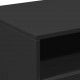 Sonata H Маса за кафе с LED осветление, черна, 90x49x40 см