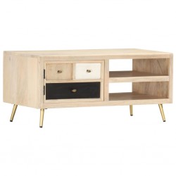 Sonata H Маса за кафе, 90x45x40 см, мангово дърво масив - Măsuțe de living
