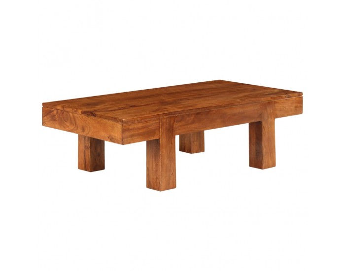 Sonata H Маса за кафе масивно акациево дърво с меден финиш 100x50x30 см