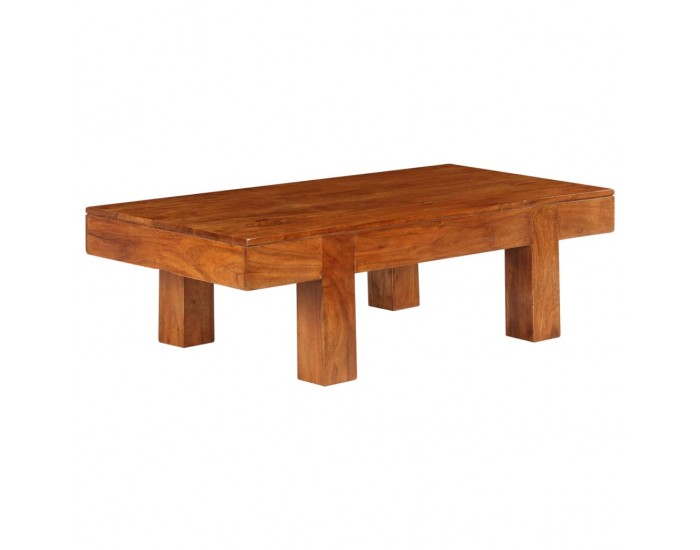 Sonata H Маса за кафе масивно акациево дърво с меден финиш 100x50x30 см