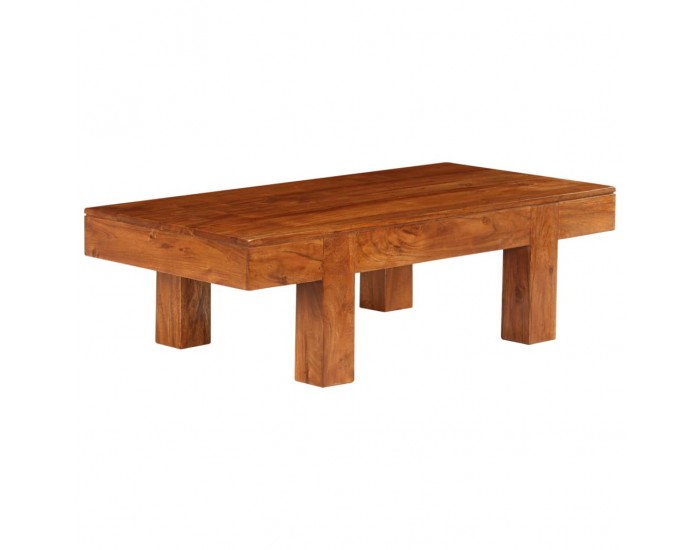 Sonata H Маса за кафе масивно акациево дърво с меден финиш 100x50x30 см