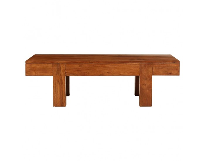 Sonata H Маса за кафе масивно акациево дърво с меден финиш 100x50x30 см