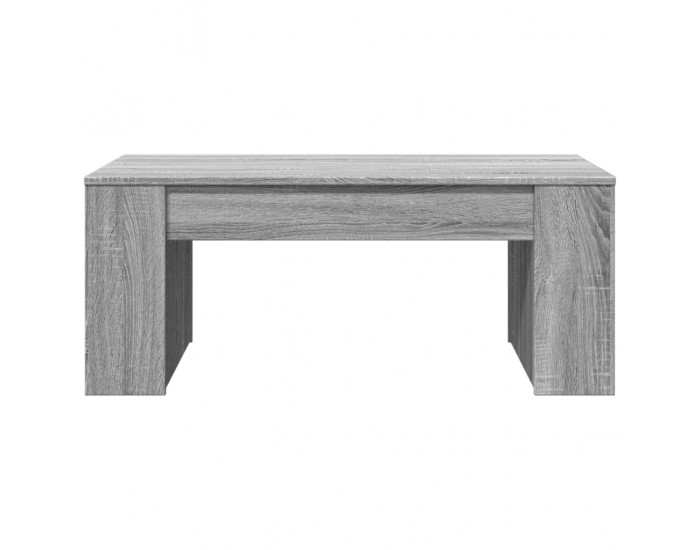 Sonata H Кафе маса, сив сонома, 102x55x42 см, инженерно дърво