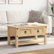 Sonata H Маса за кафе с чекмеджета Corona 85x50x45 см бор масив