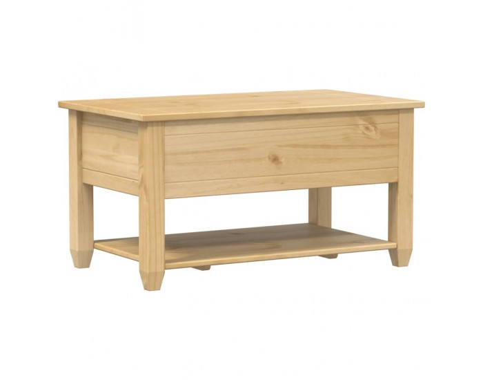 Sonata H Маса за кафе с чекмеджета Corona 85x50x45 см бор масив