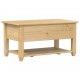 Sonata H Маса за кафе с чекмеджета Corona 85x50x45 см бор масив
