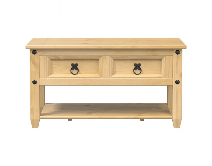 Sonata H Маса за кафе с чекмеджета Corona 85x50x45 см бор масив