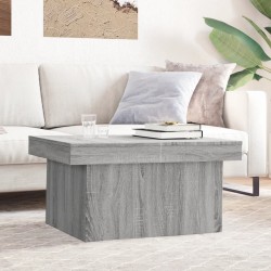 Sonata H Кафе маса, сив сонома, 100x55x40 см, инженерно дърво - Măsuțe de living