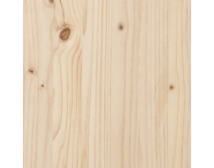 Sonata H Кафе маса Y-образна рамка 80x80x45 см бор масив и чугун