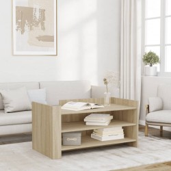 Sonata H Кафе маса, сонома дъб, 100x50x50 см, инженерно дърво - Măsuțe de living